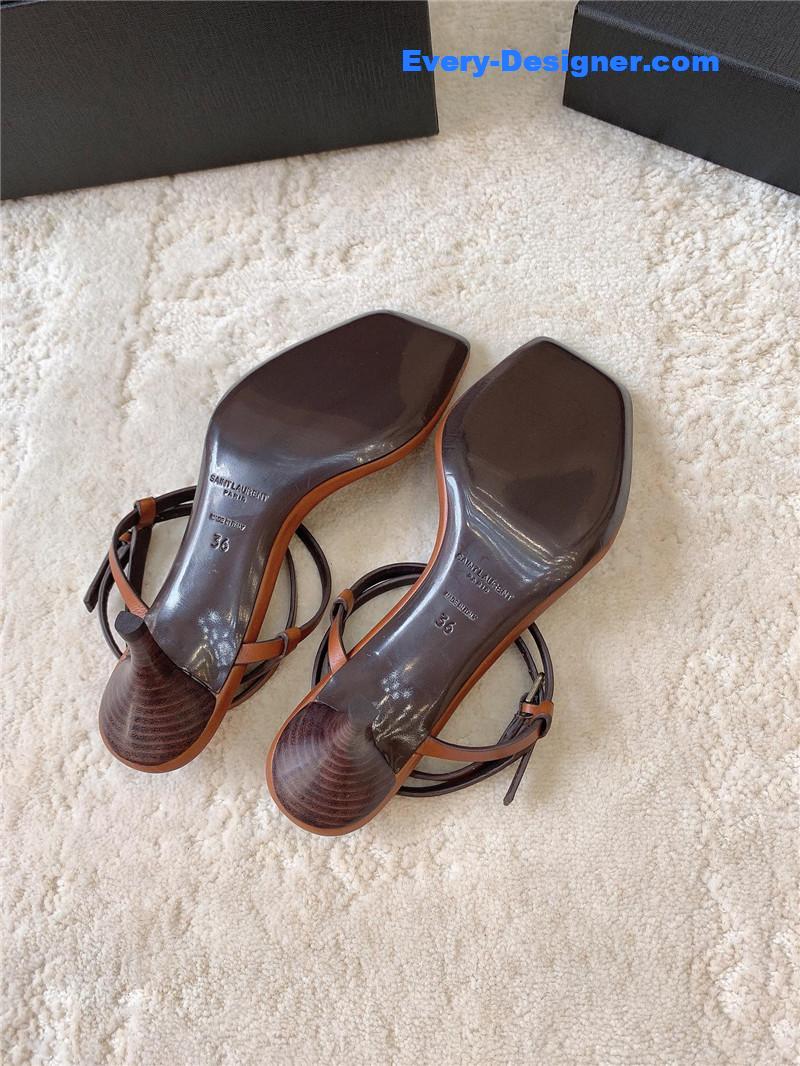 YSL kitten heel sandals