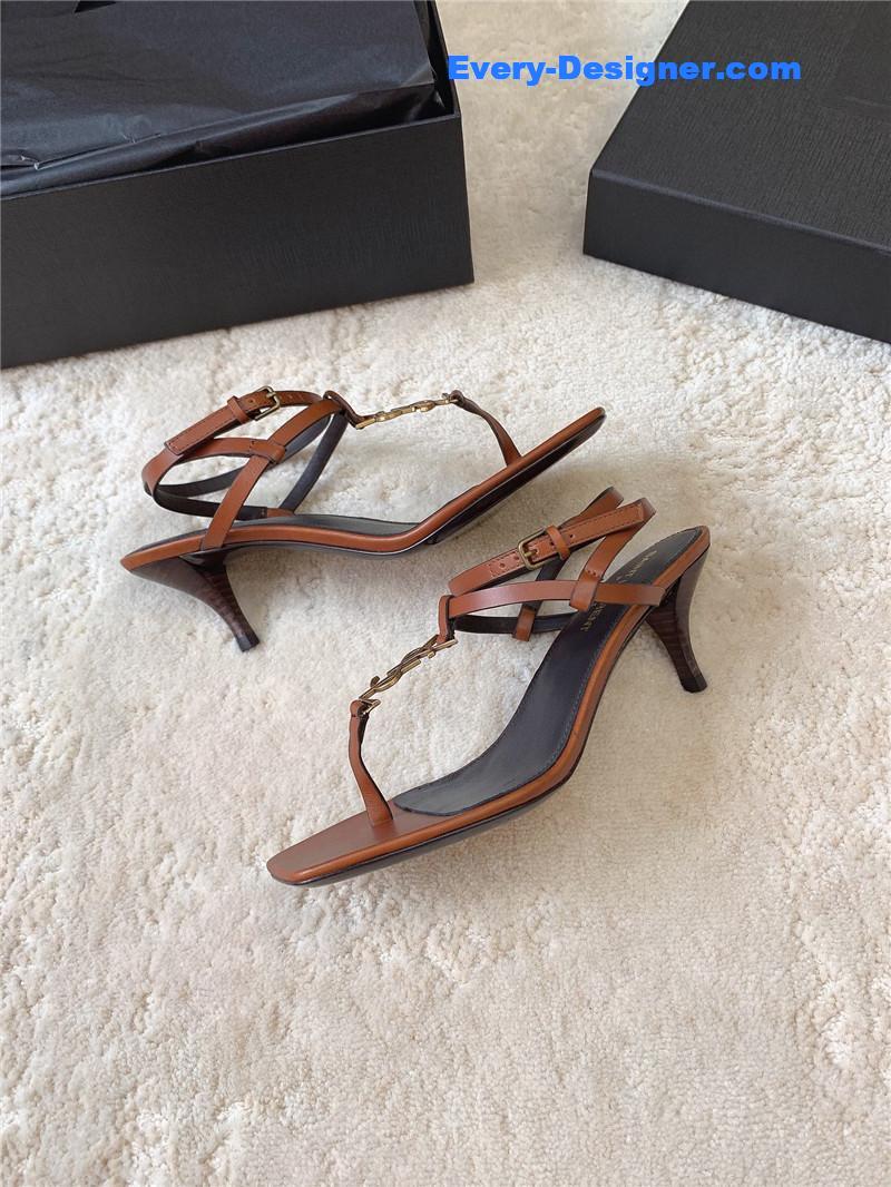 YSL kitten heel sandals