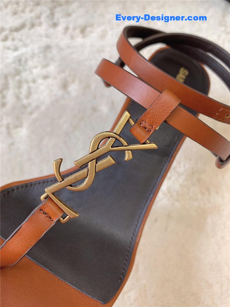 YSL kitten heel sandals