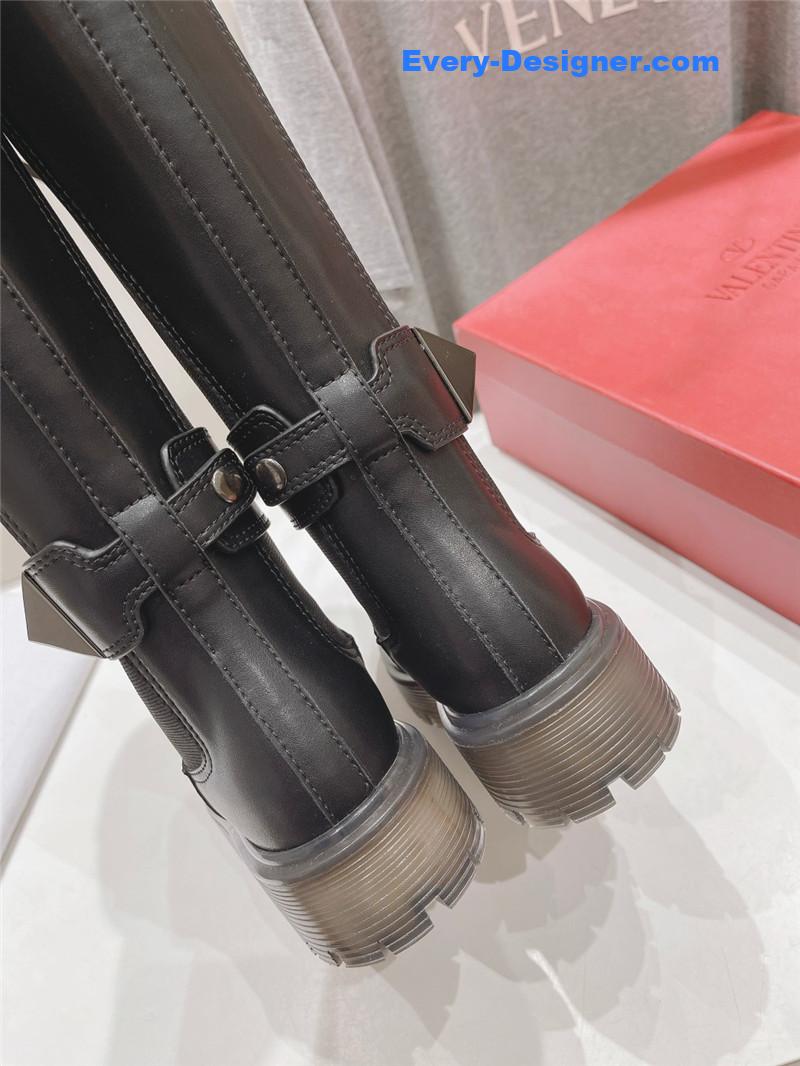 Va1e*ntin0 platform knee high boots