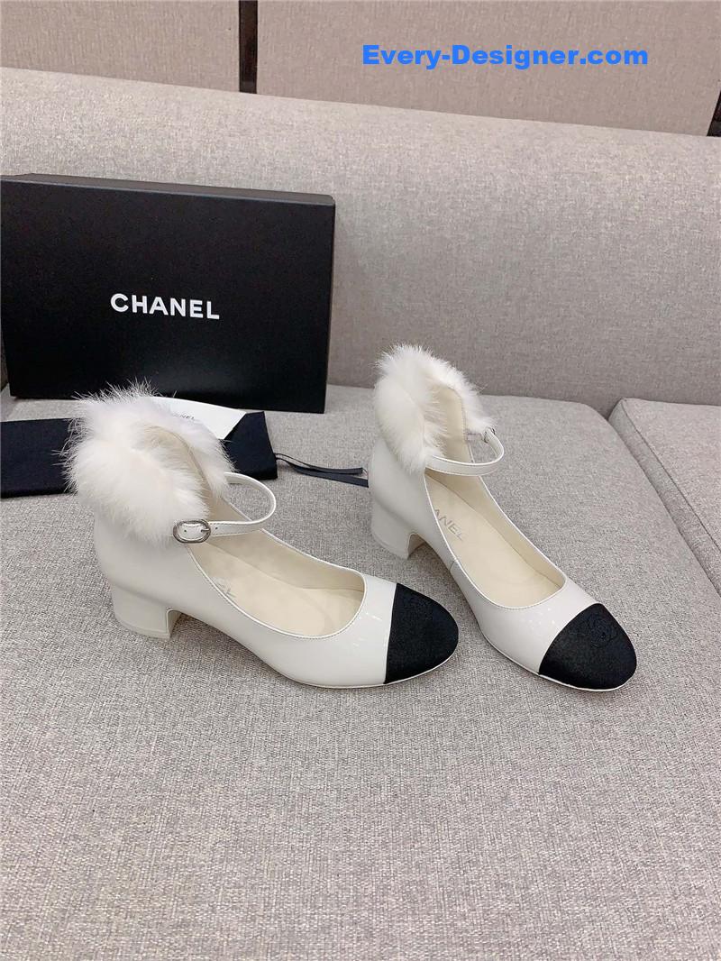 Ch**el new furry high heels