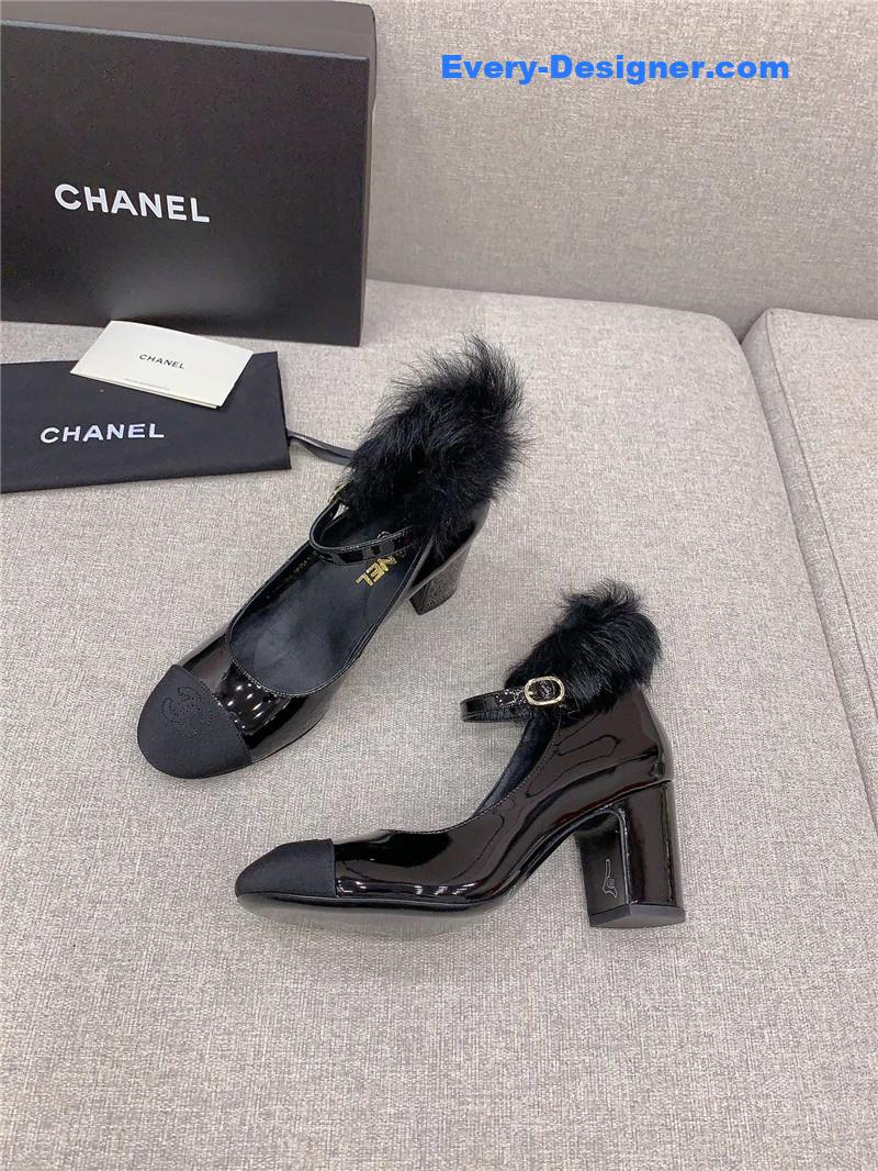 Ch**el new furry high heels