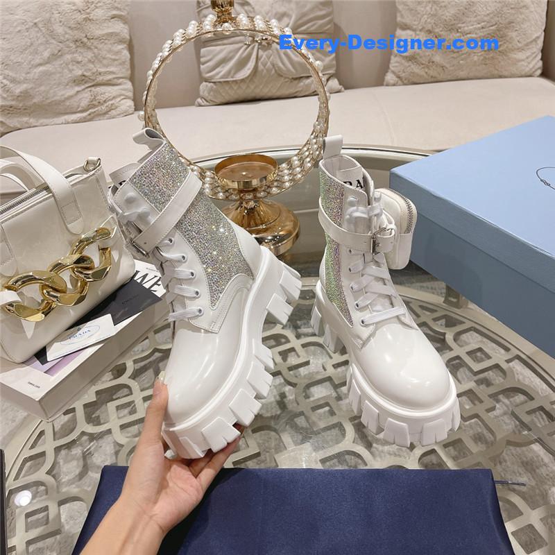 Pra*a monolith boots with pouch