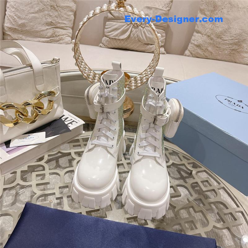 Pra*a monolith boots with pouch