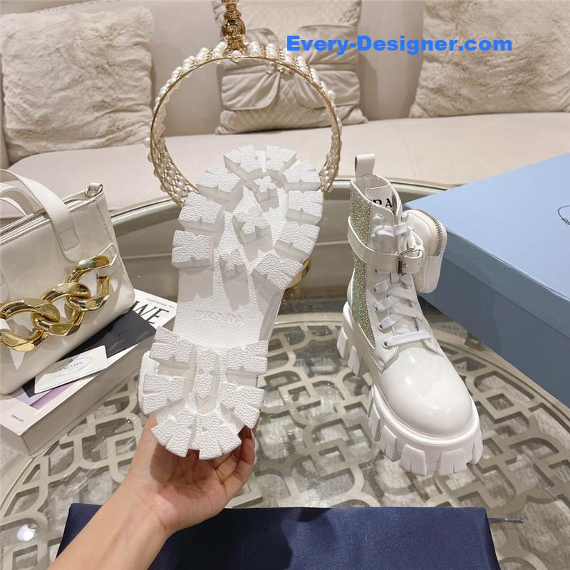 Pra*a monolith boots with pouch