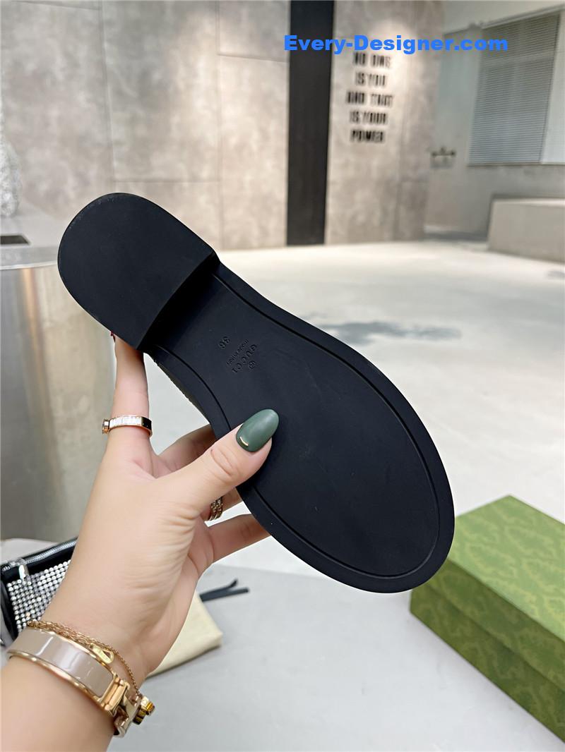 Gvc*1 gg monogram leather boots