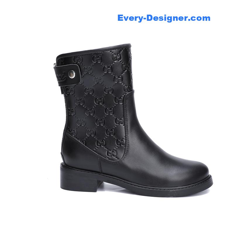 Gvc*1 gg monogram leather boots