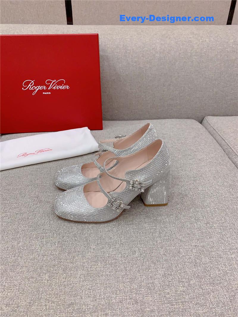Roger vivor new high heel Mary Jane shoes