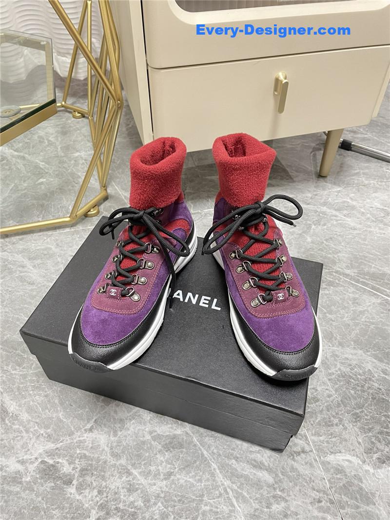 Chanel panda color casual sneakers