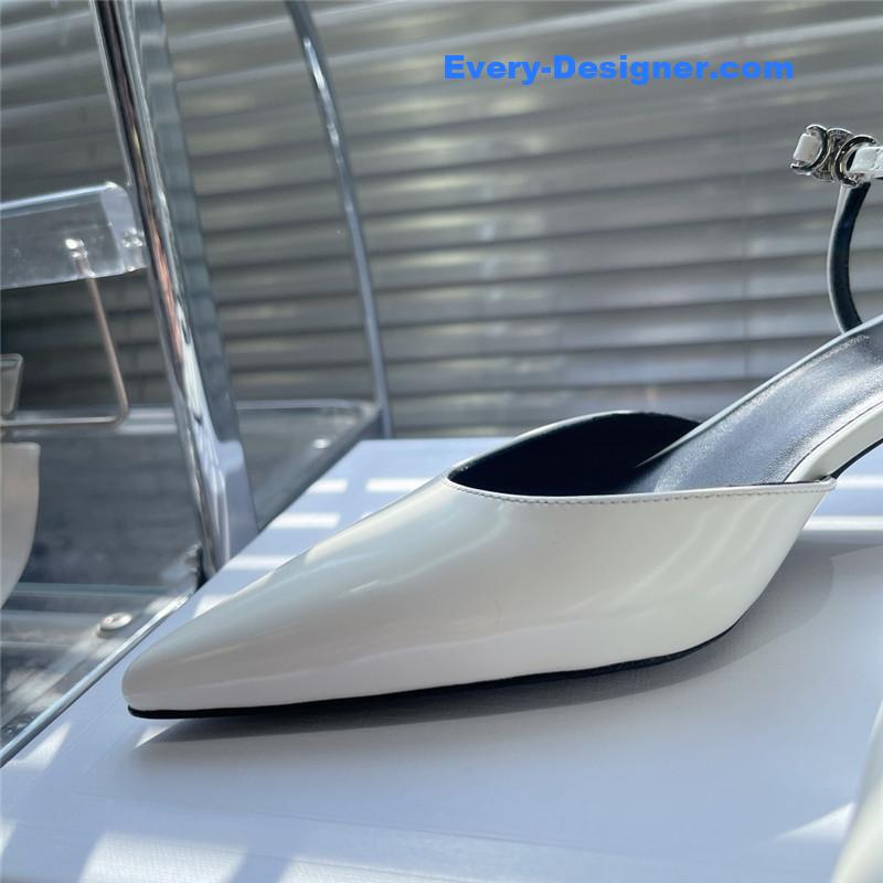 celine new arc de triomphe pointed toe cat heel sandals