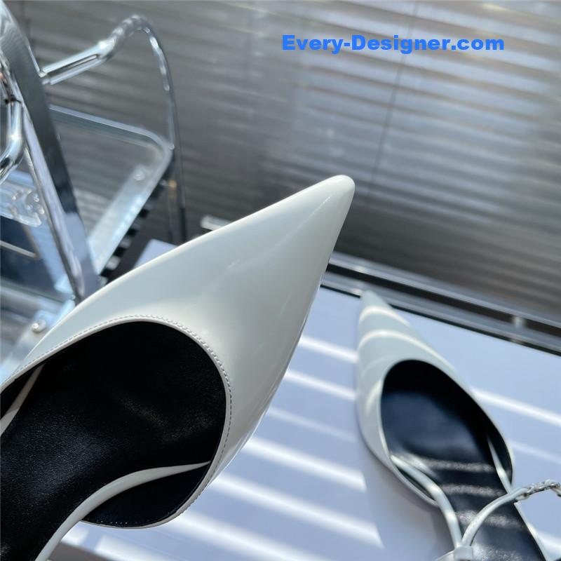 celine new arc de triomphe pointed toe cat heel sandals