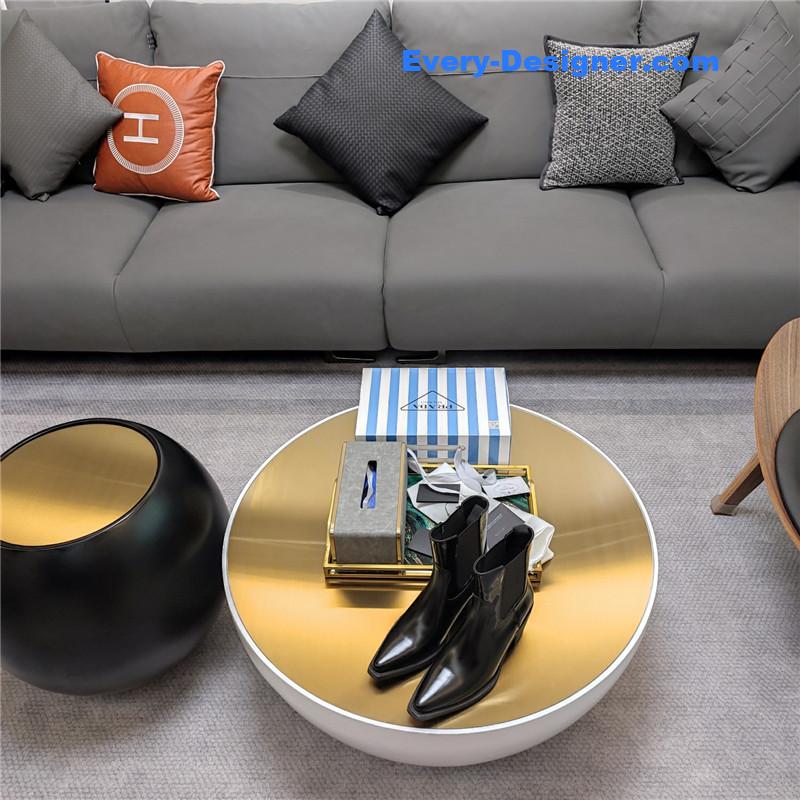 Pra*a brushed leather ankle boots