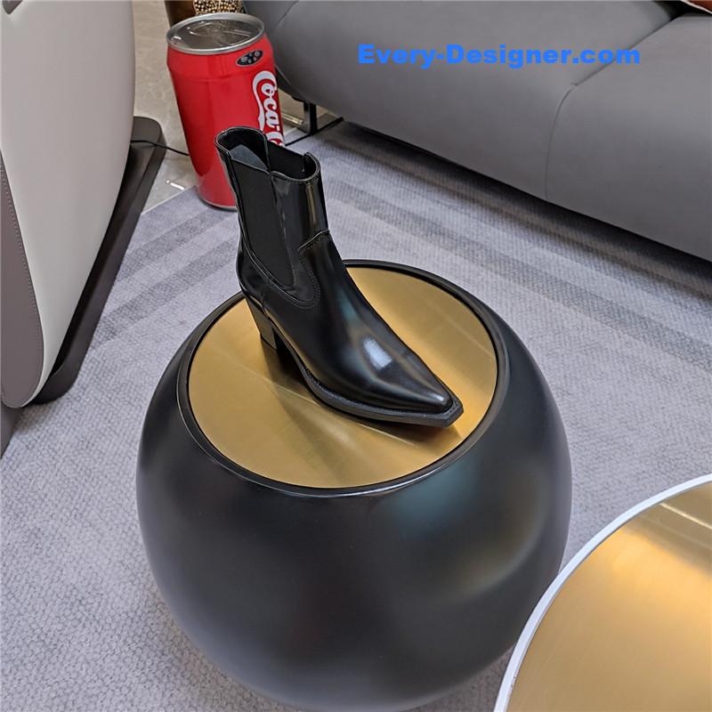 Pra*a brushed leather ankle boots