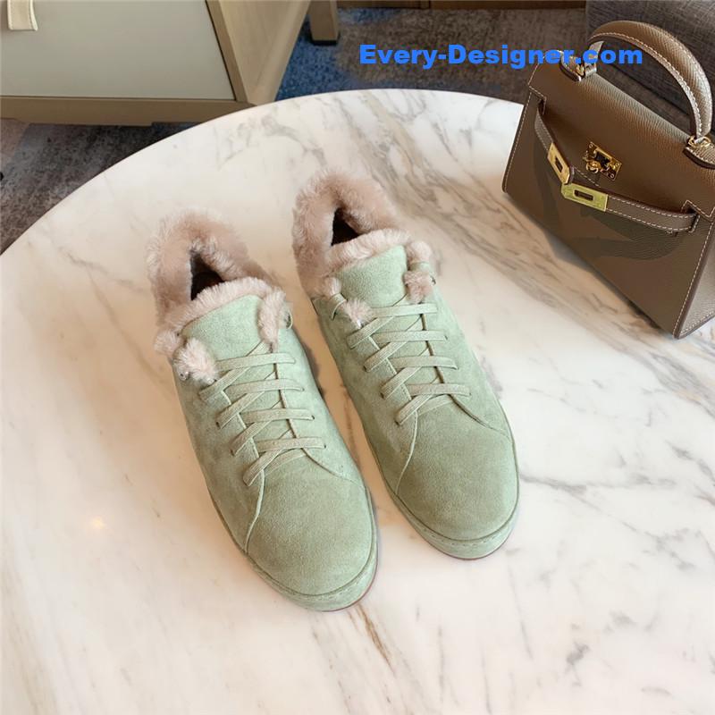 loro piana cashmere retro casual shoes