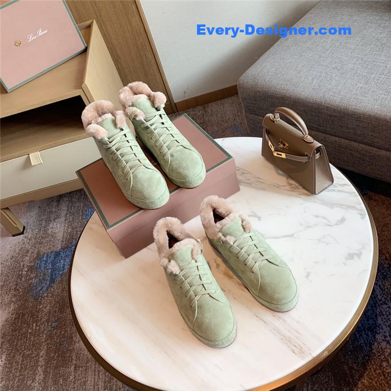 L0r0 P1ana cashmere retro casual shoes