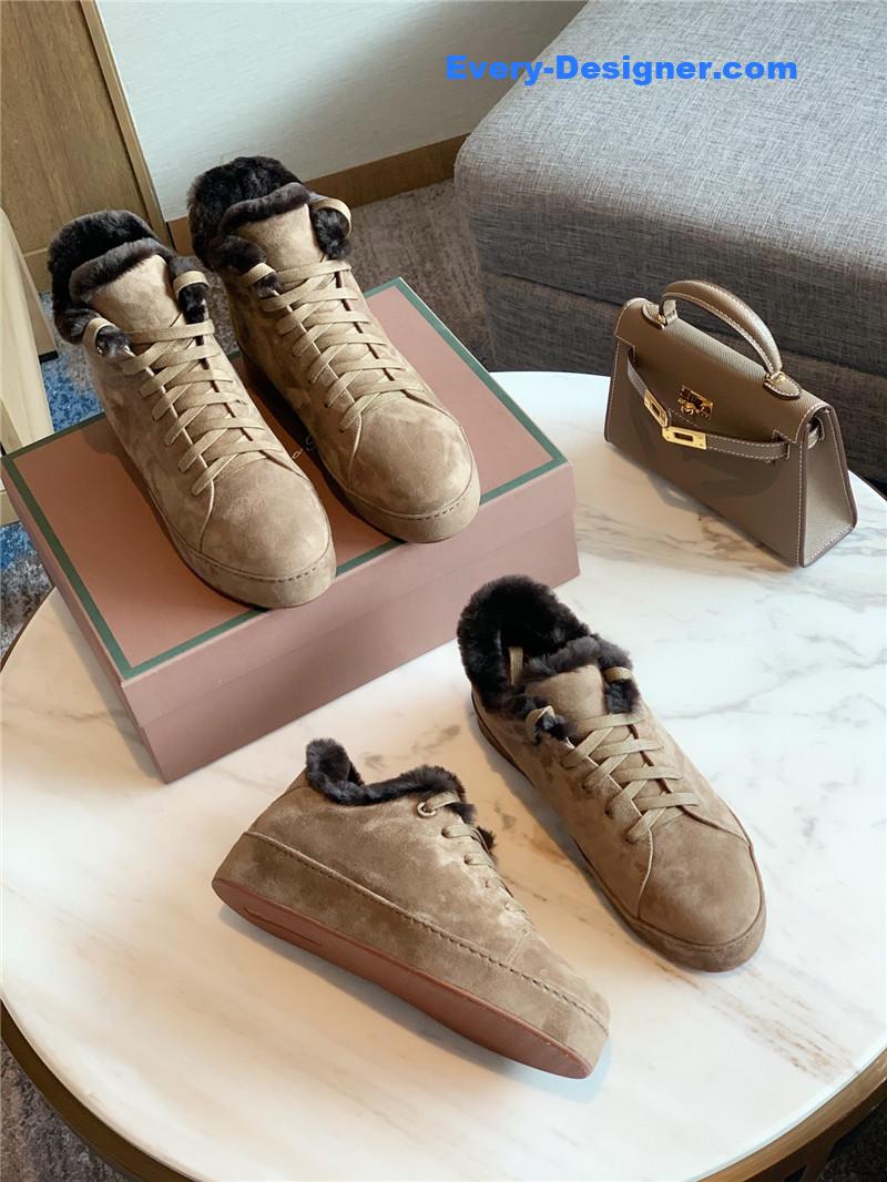 L0r0 P1ana cashmere retro casual shoes