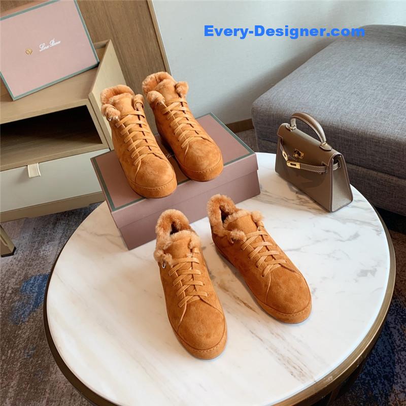 L0r0 P1ana cashmere retro casual shoes