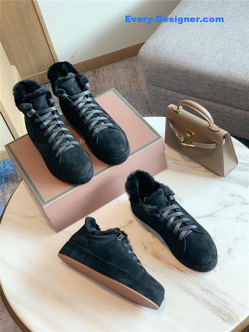 L0r0 P1ana cashmere retro casual shoes