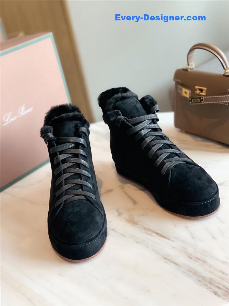 loro piana cashmere retro casual shoes