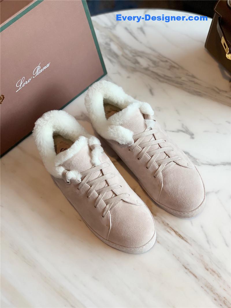 loro piana cashmere retro casual shoes