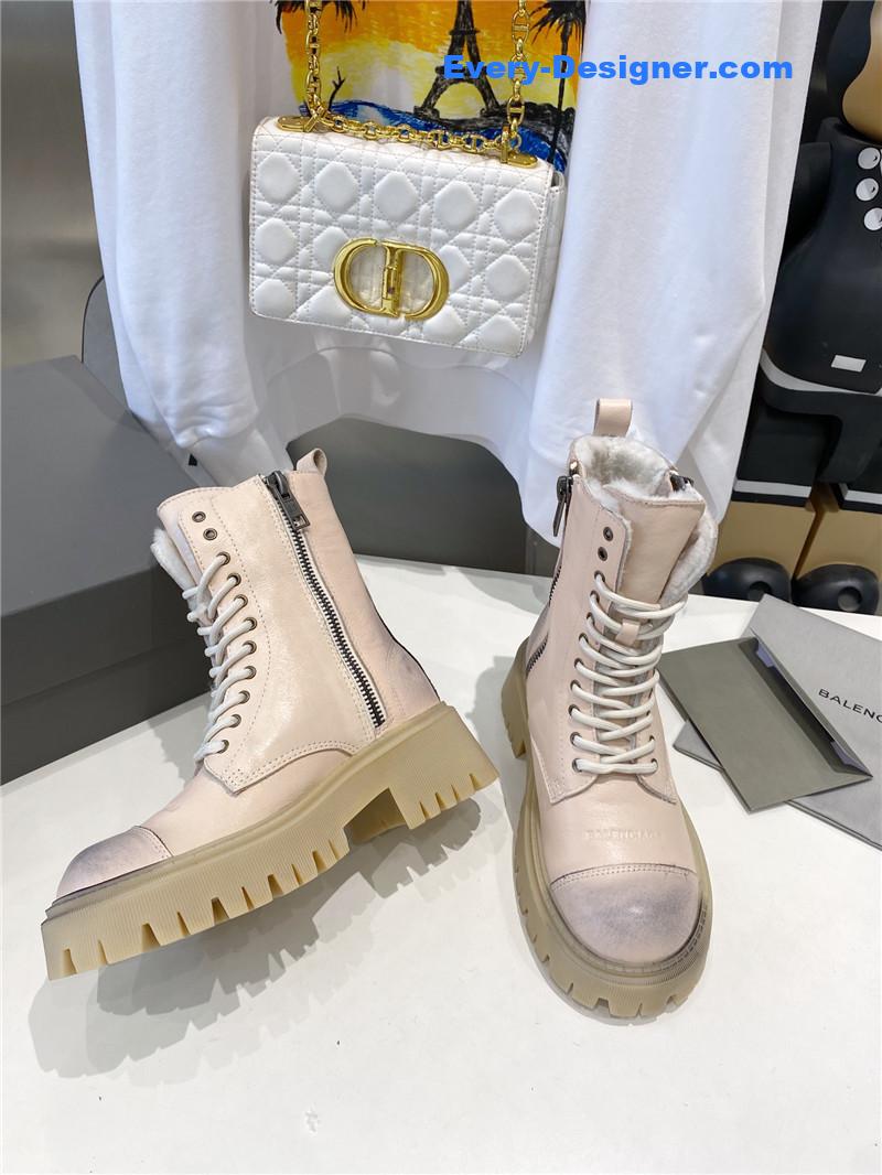 Ba1en*iaga new autumn and winter lace-up martin boots