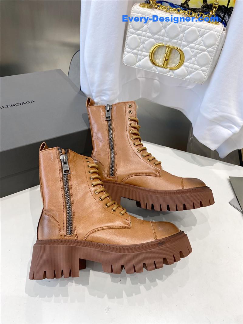 Ba1en*iaga new autumn and winter lace-up martin boots