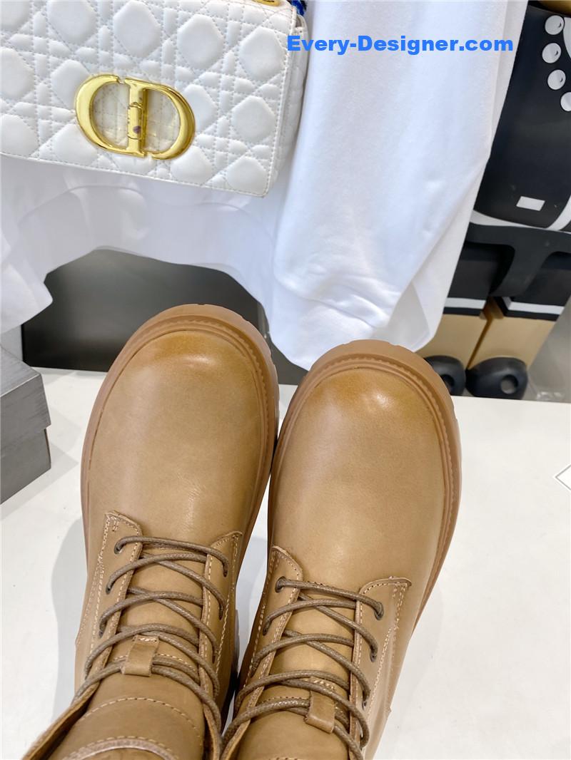 UGG Shearling Lace-Up Boots