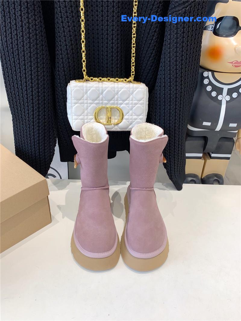 UGG new horn buckle snow boots