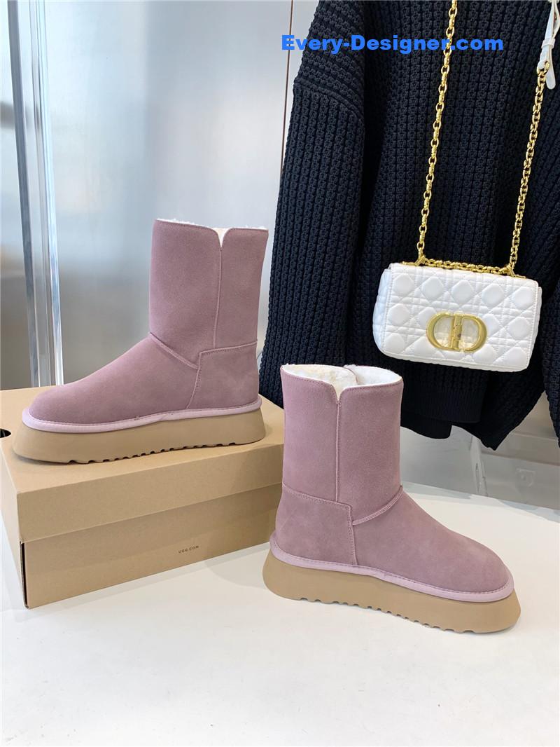 UGG new horn buckle snow boots