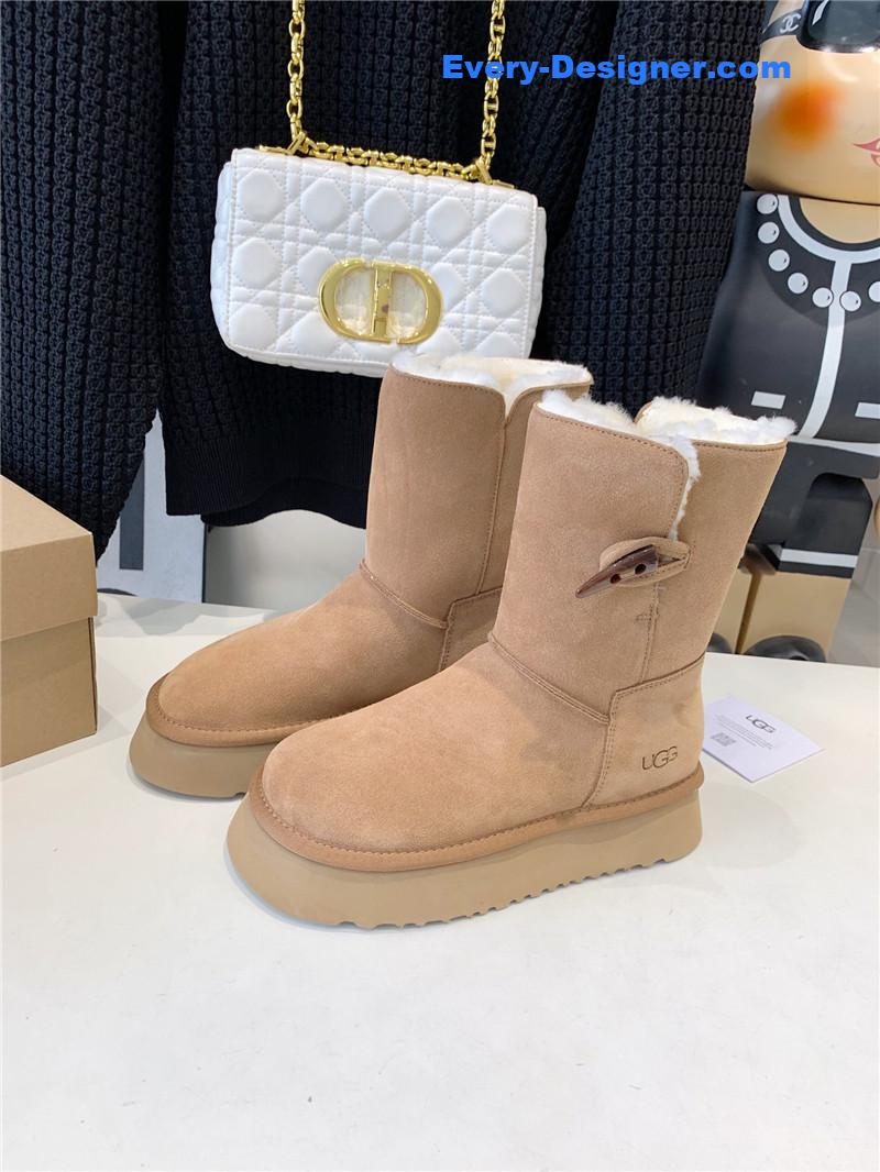 UGG new horn buckle snow boots