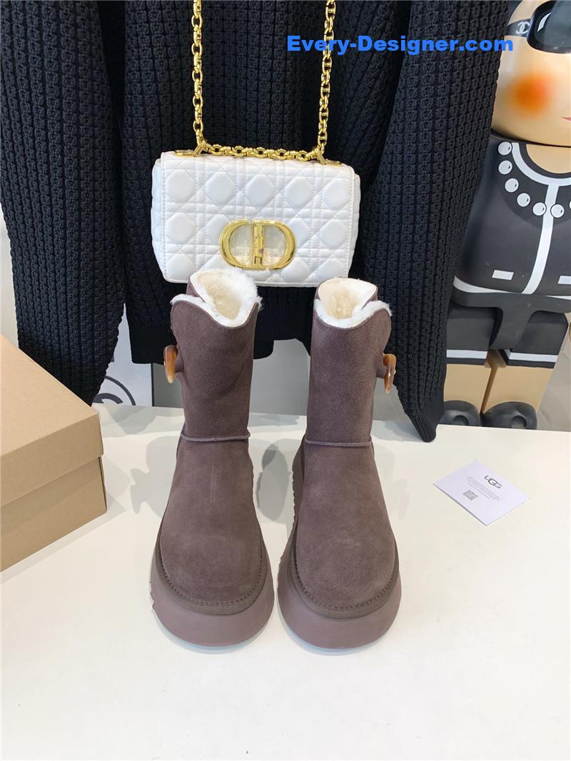 UGG new horn buckle snow boots