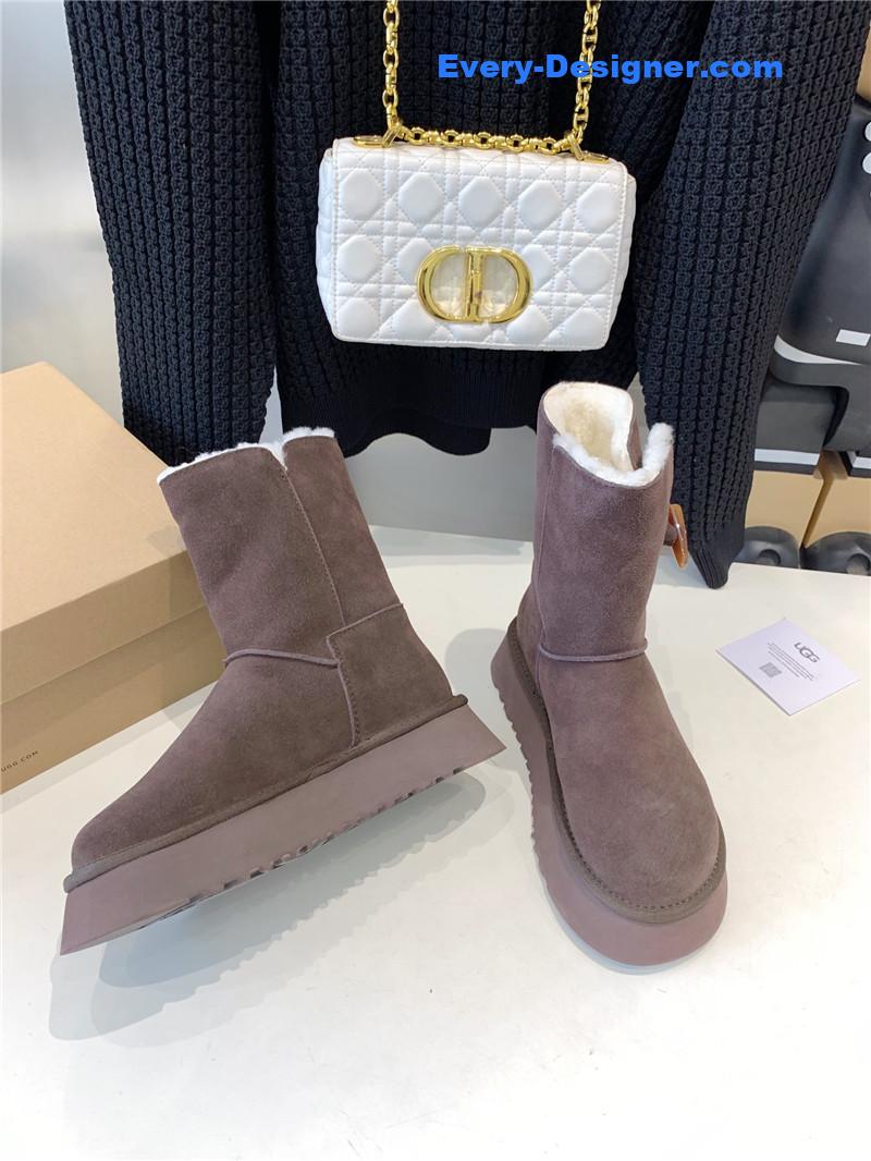 UGG new horn buckle snow boots