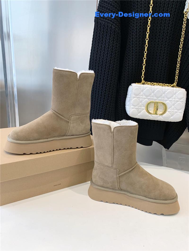 UGG new horn buckle snow boots