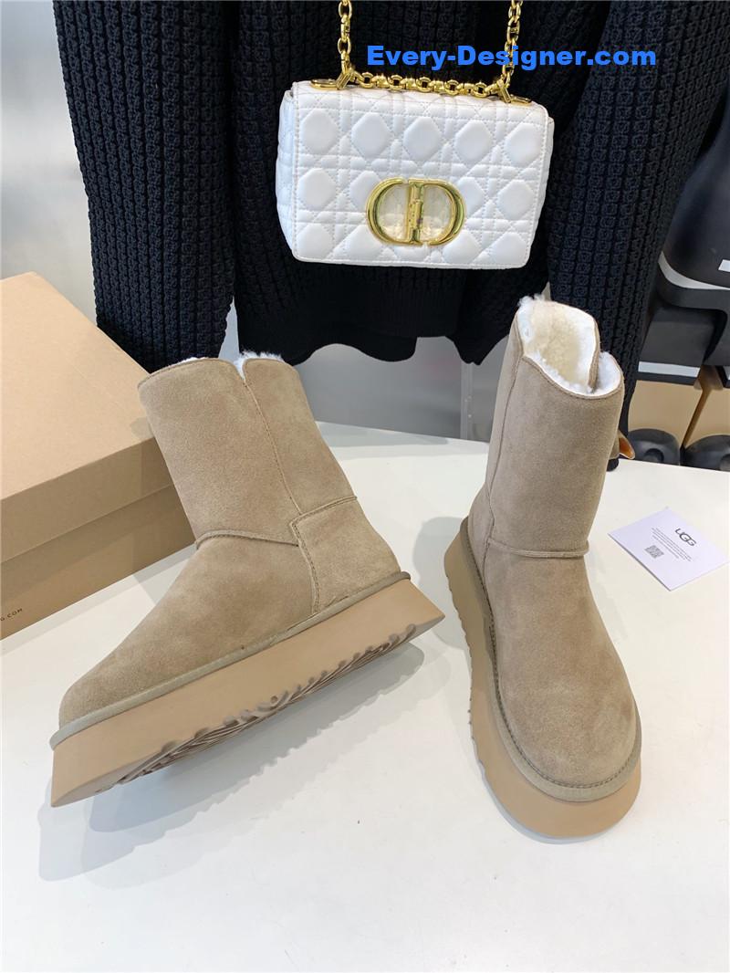 UGG new horn buckle snow boots