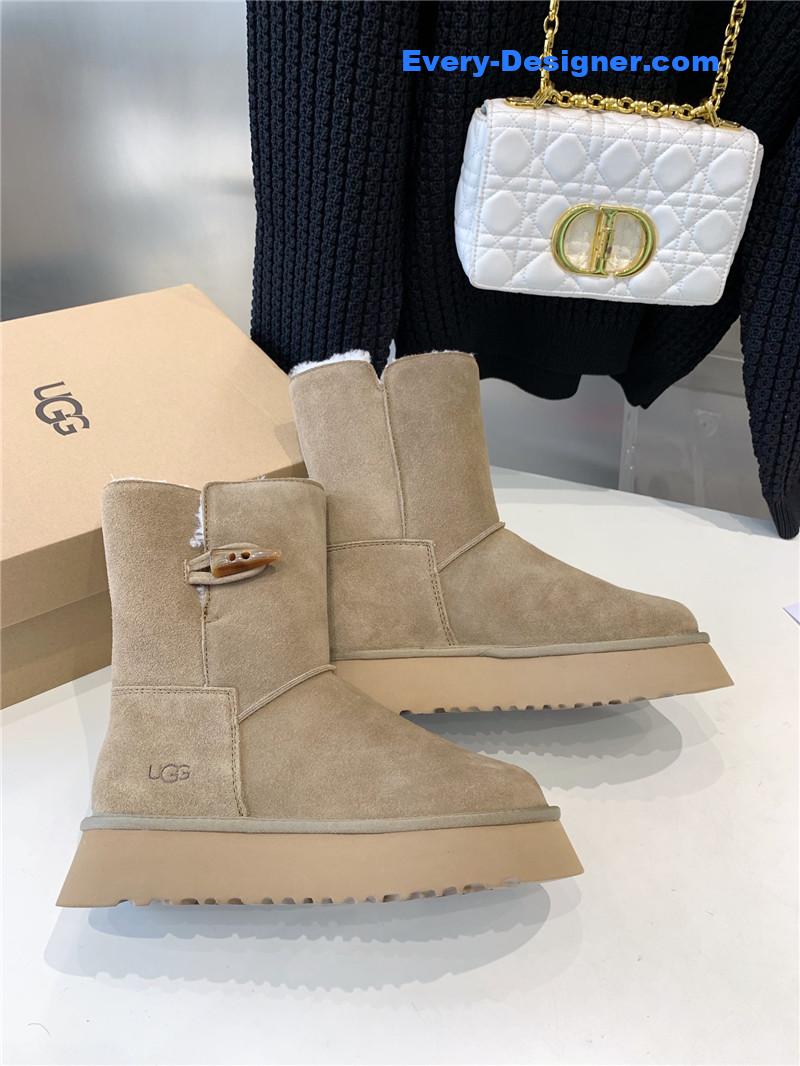 UGG new horn buckle snow boots