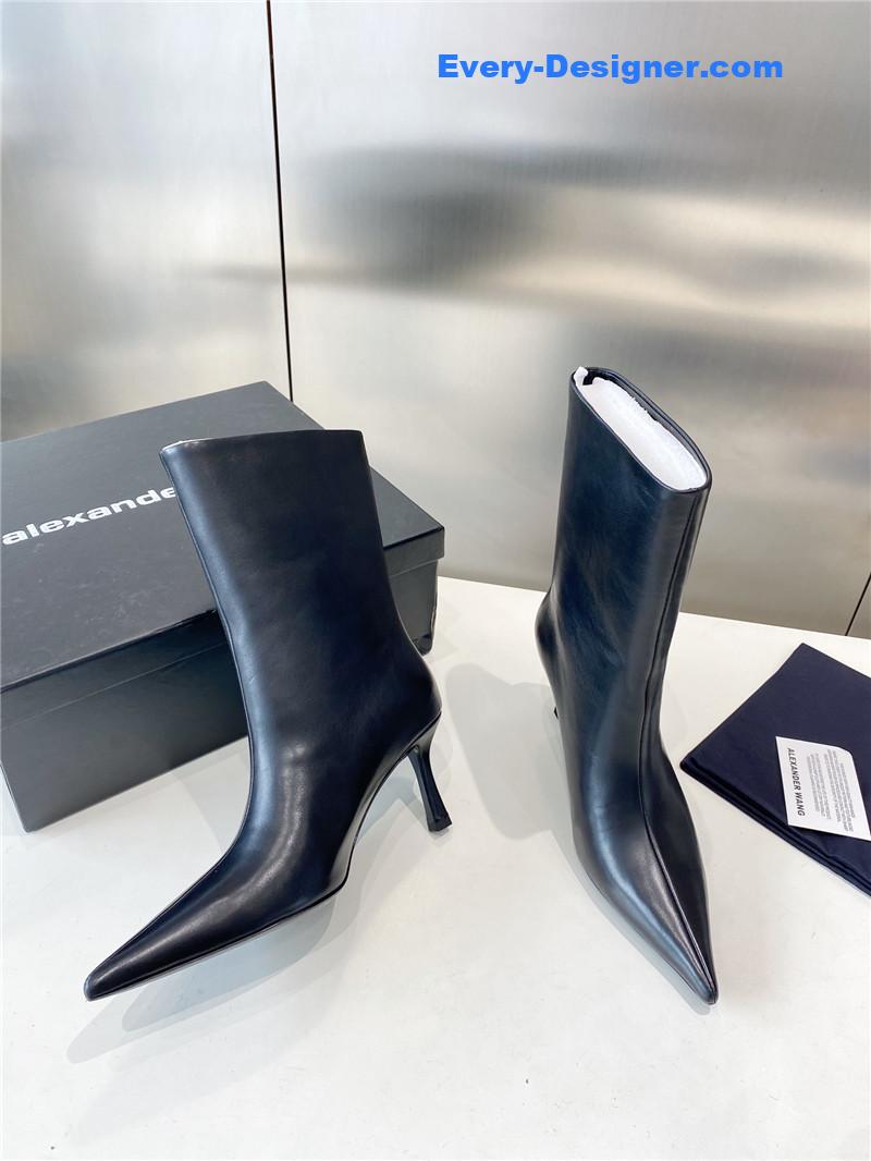 Alexander Wang Delphine 90mm Black Boots
