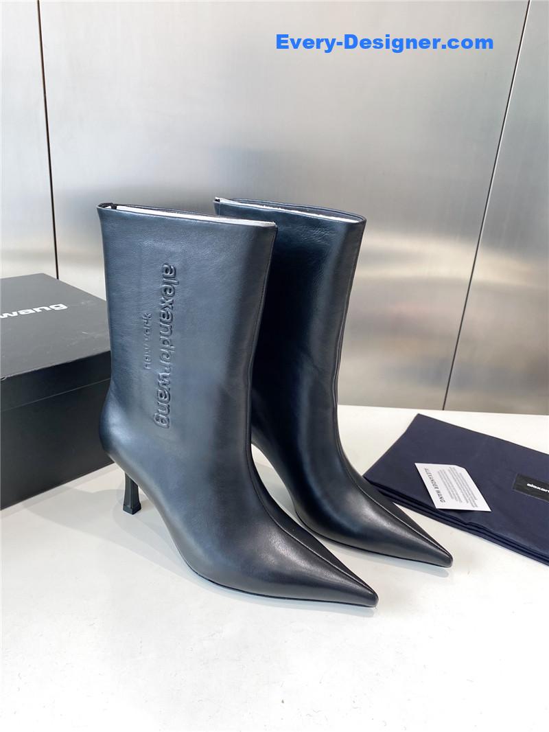 Alexander Wang Delphine 90mm Black Boots