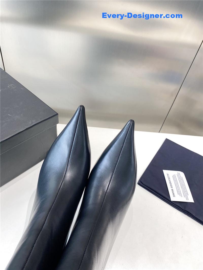 Alexander Wang Delphine 90mm Black Boots