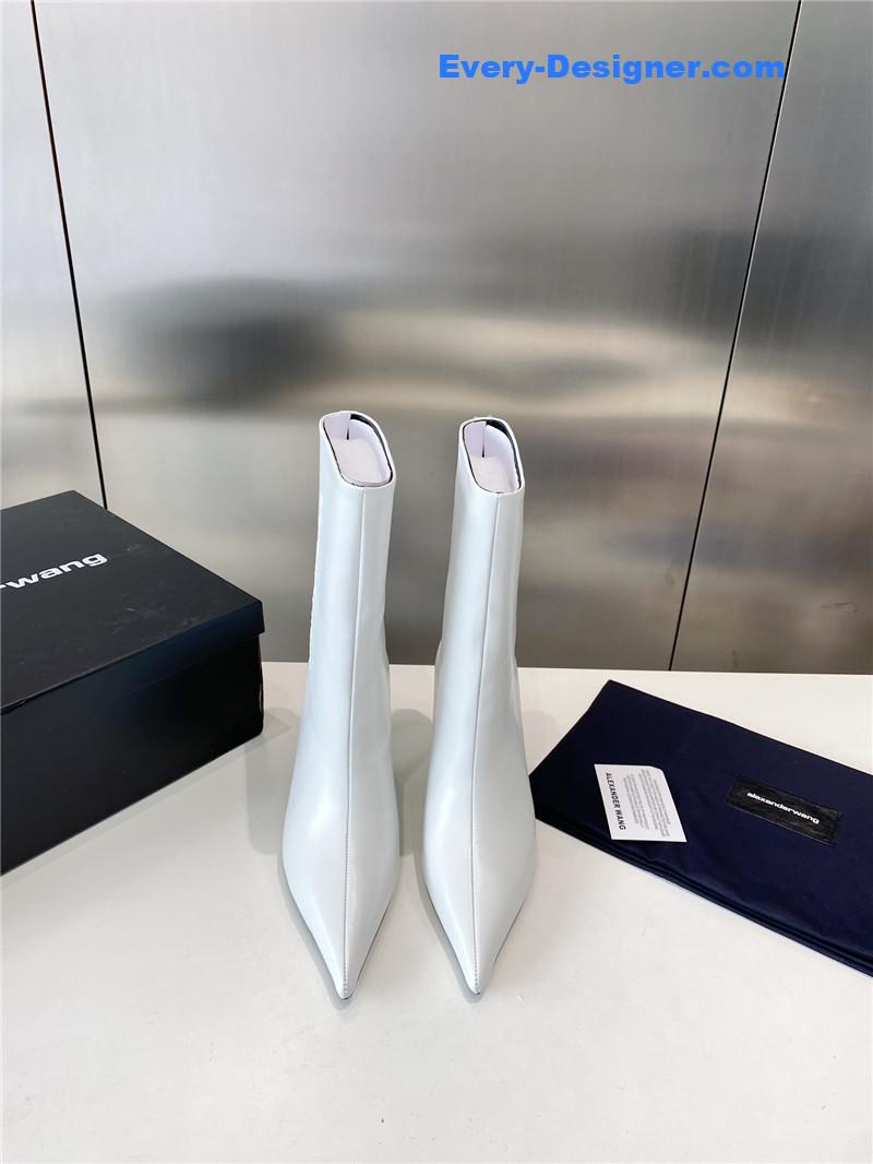 Alexander Wang Delphine 90mm White Boots