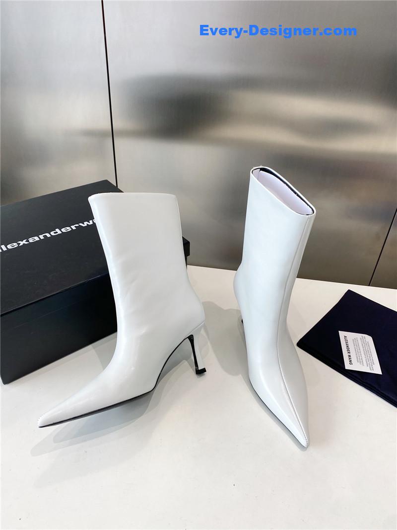 Alexander Wang Delphine 90mm White Boots
