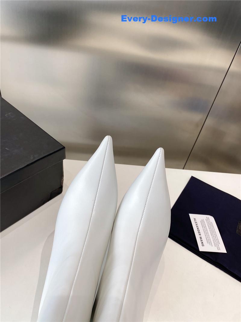 Alexander Wang Delphine 90mm White Boots