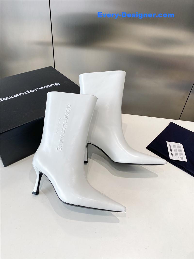 Alexander Wang Delphine 90mm White Boots