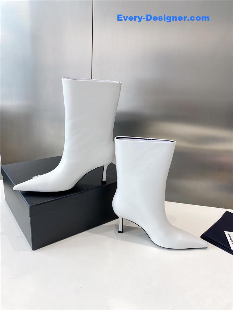 Alexander Wang Delphine 90mm White Boots
