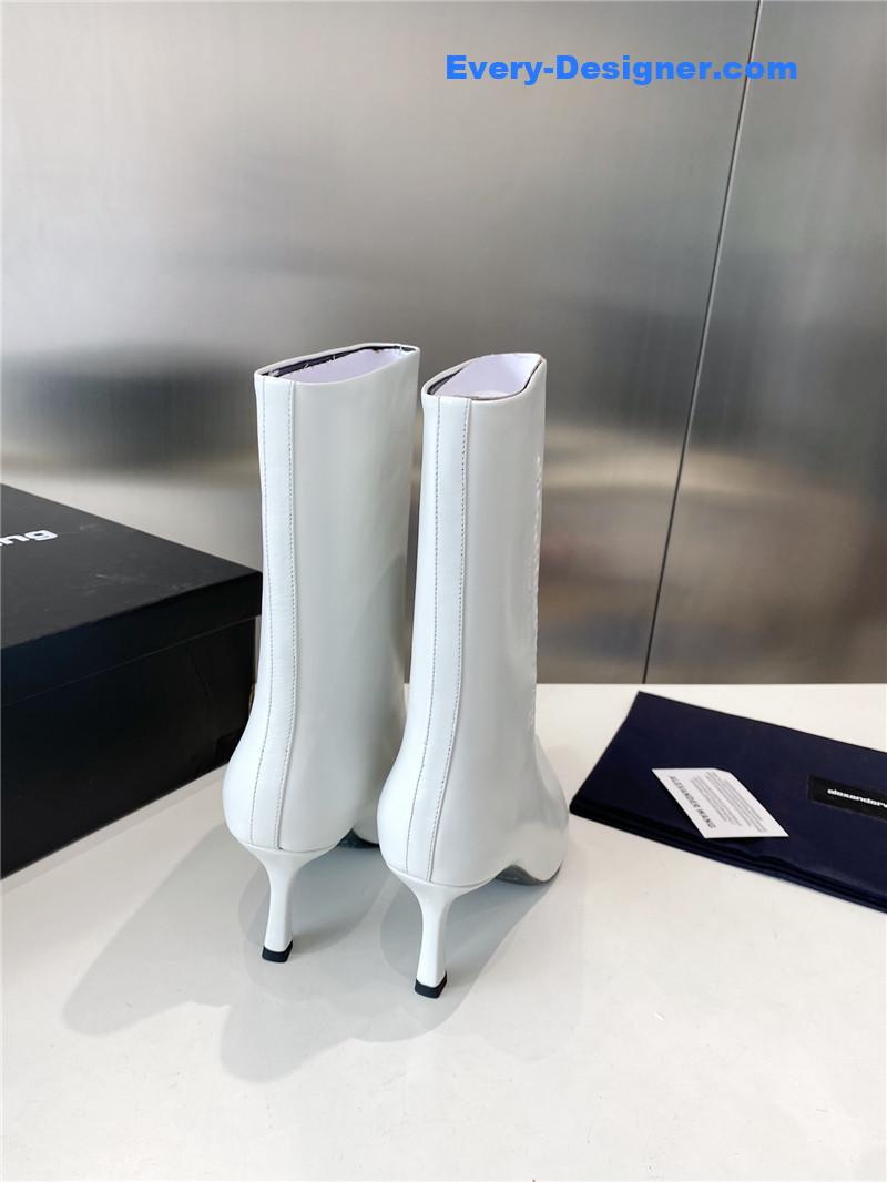 Alexander Wang Delphine 90mm White Boots