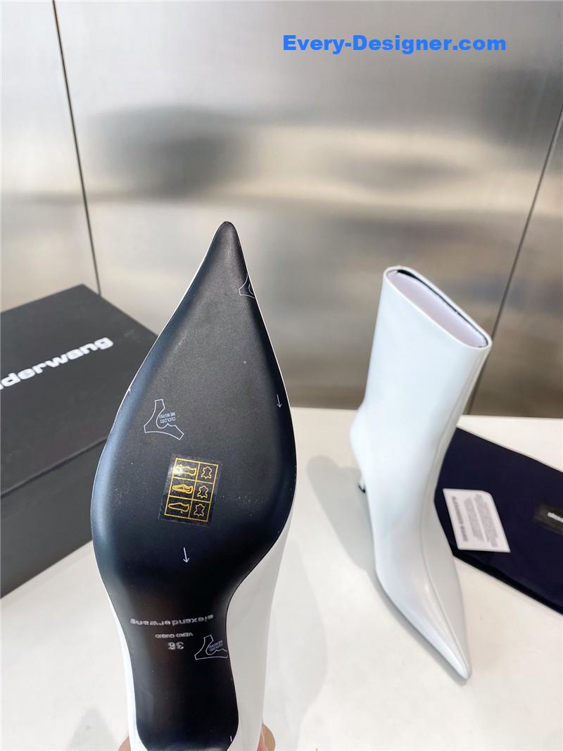 Alexander Wang Delphine 90mm White Boots