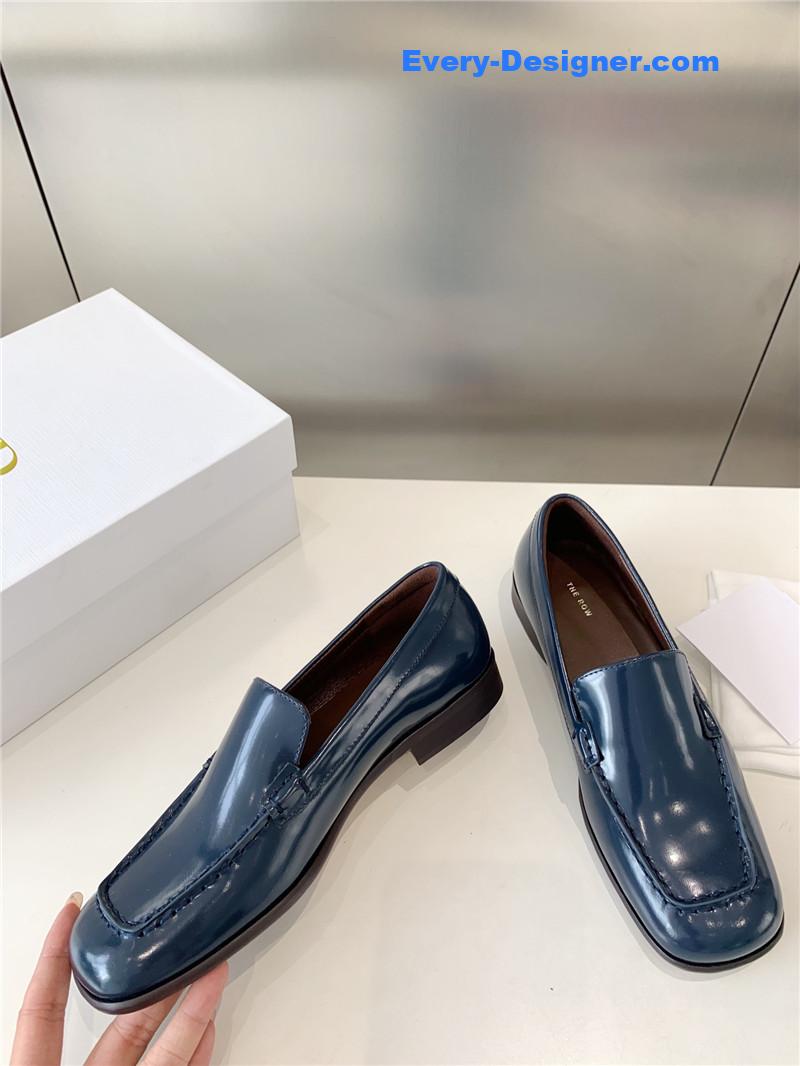the row slip-on loafers