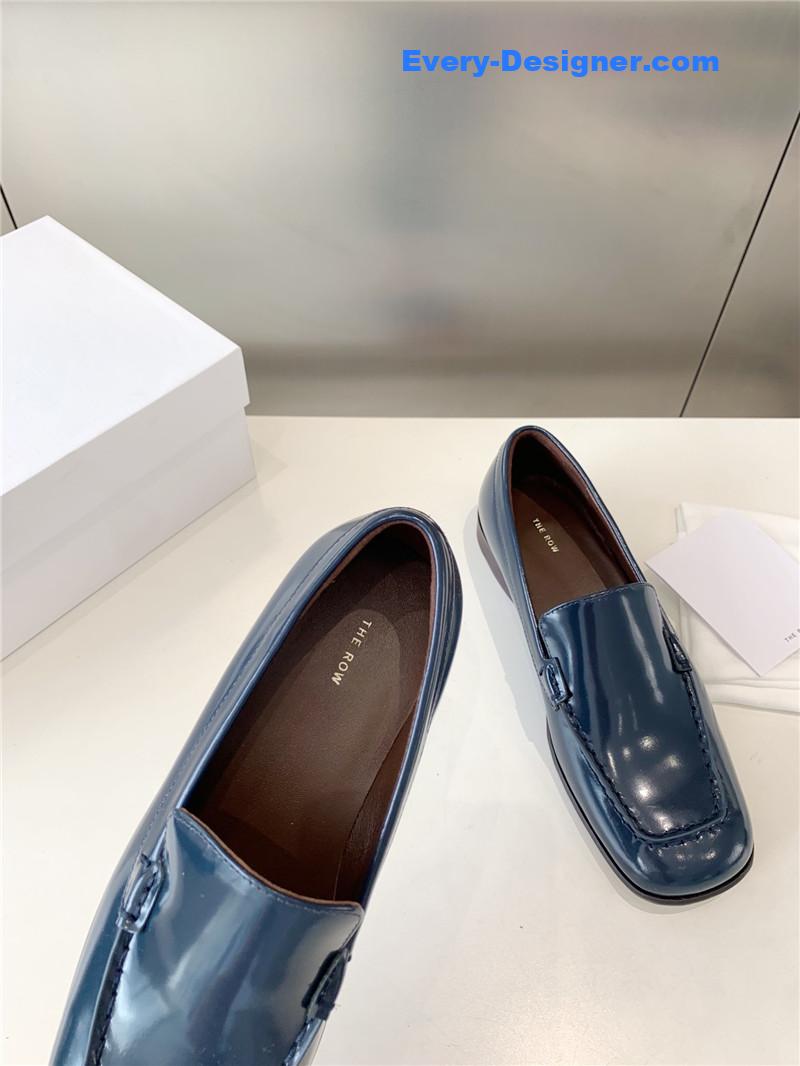 the row slip-on loafers