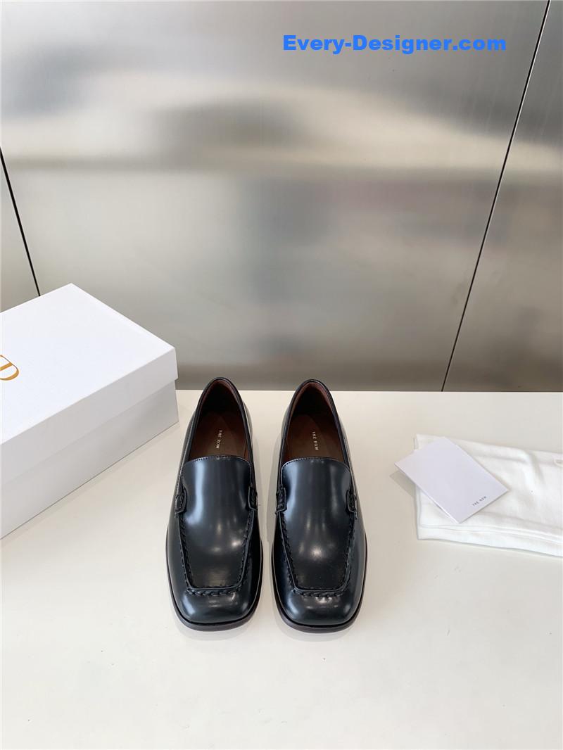 the row slip-on loafers