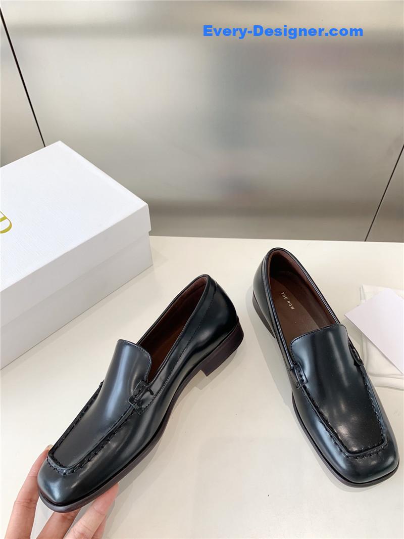 the row slip-on loafers