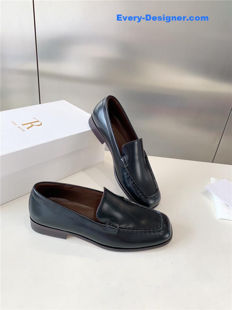 the row slip-on loafers